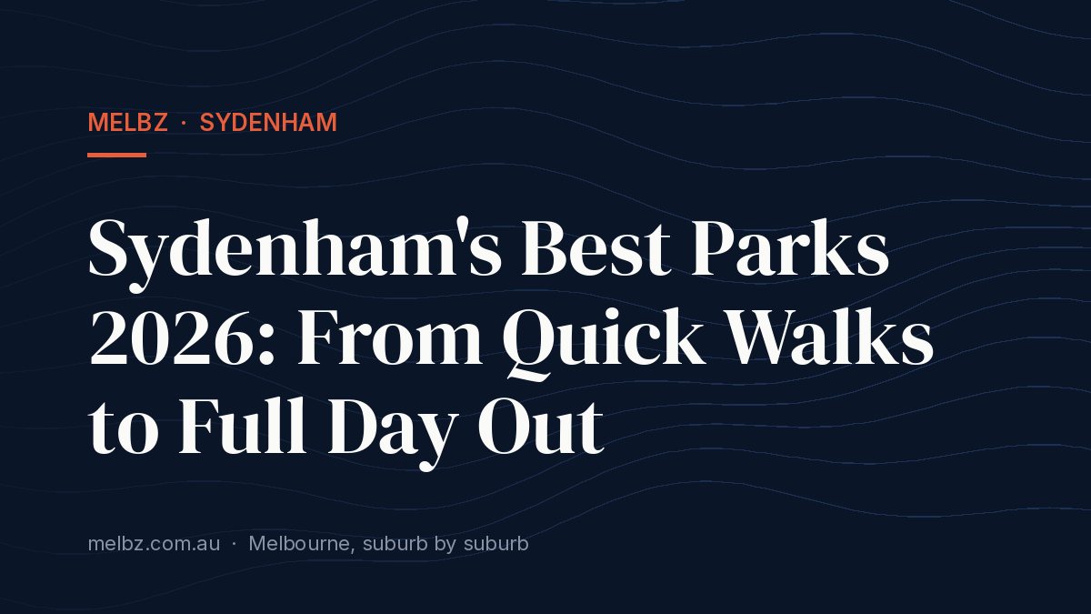 Title card: Sydenham's Best Parks 2026: From Quick Walks to Full Day Out