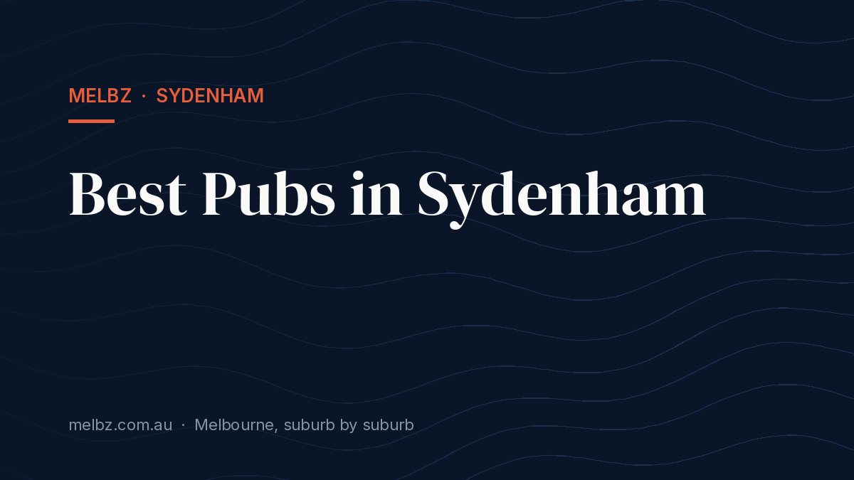 Title card: Best Pubs in Sydenham