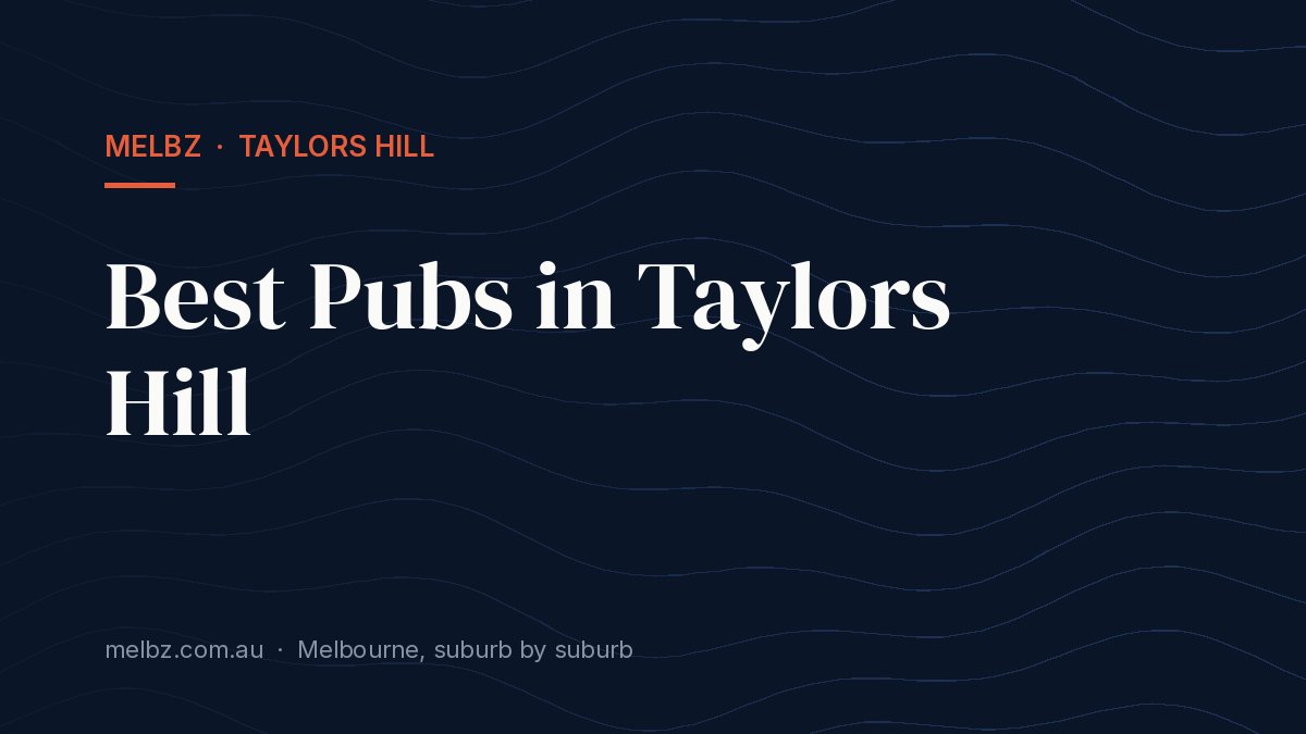 Title card: Best Pubs in Taylors Hill