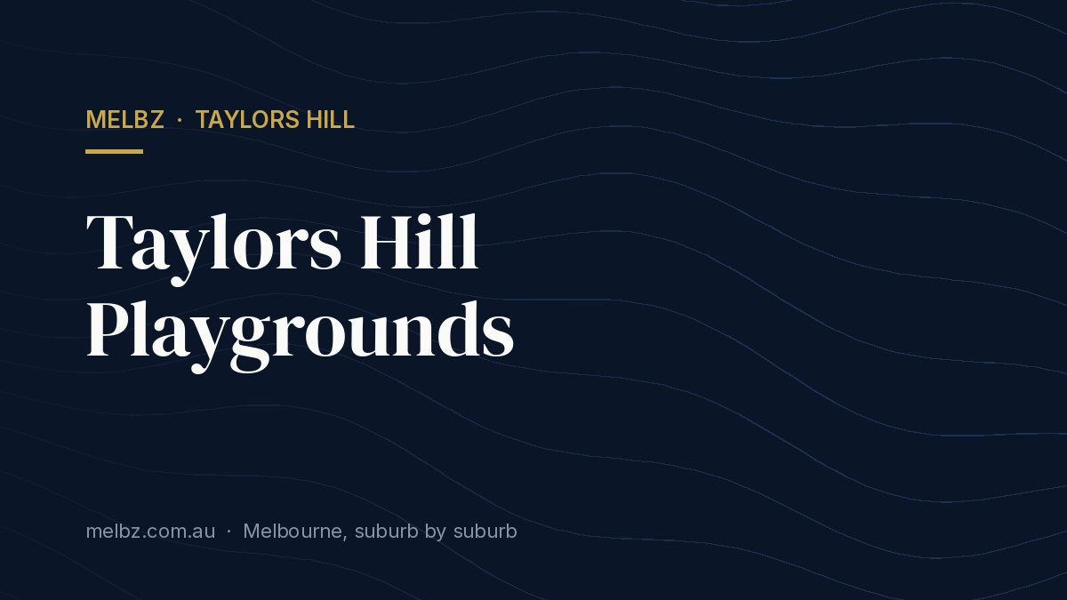 Title card: Taylors Hill Playgrounds