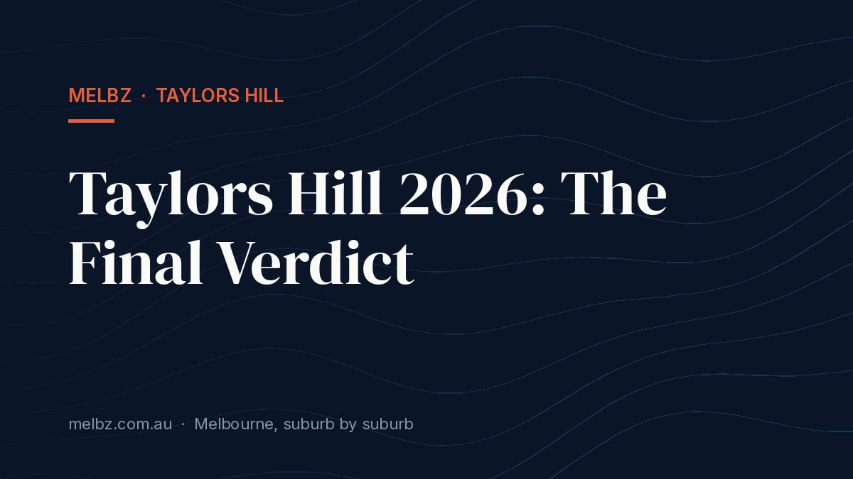 Title card: Taylors Hill 2026: The Final Verdict