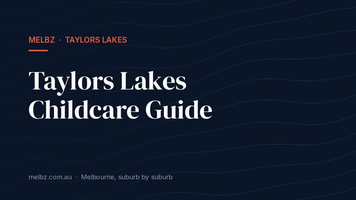 Title card: Taylors Lakes Childcare Guide