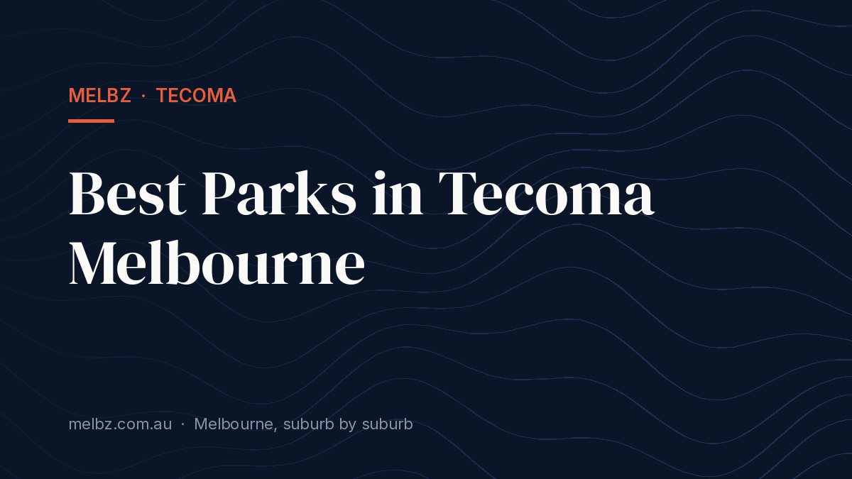 Title card: Best Parks in Tecoma Melbourne