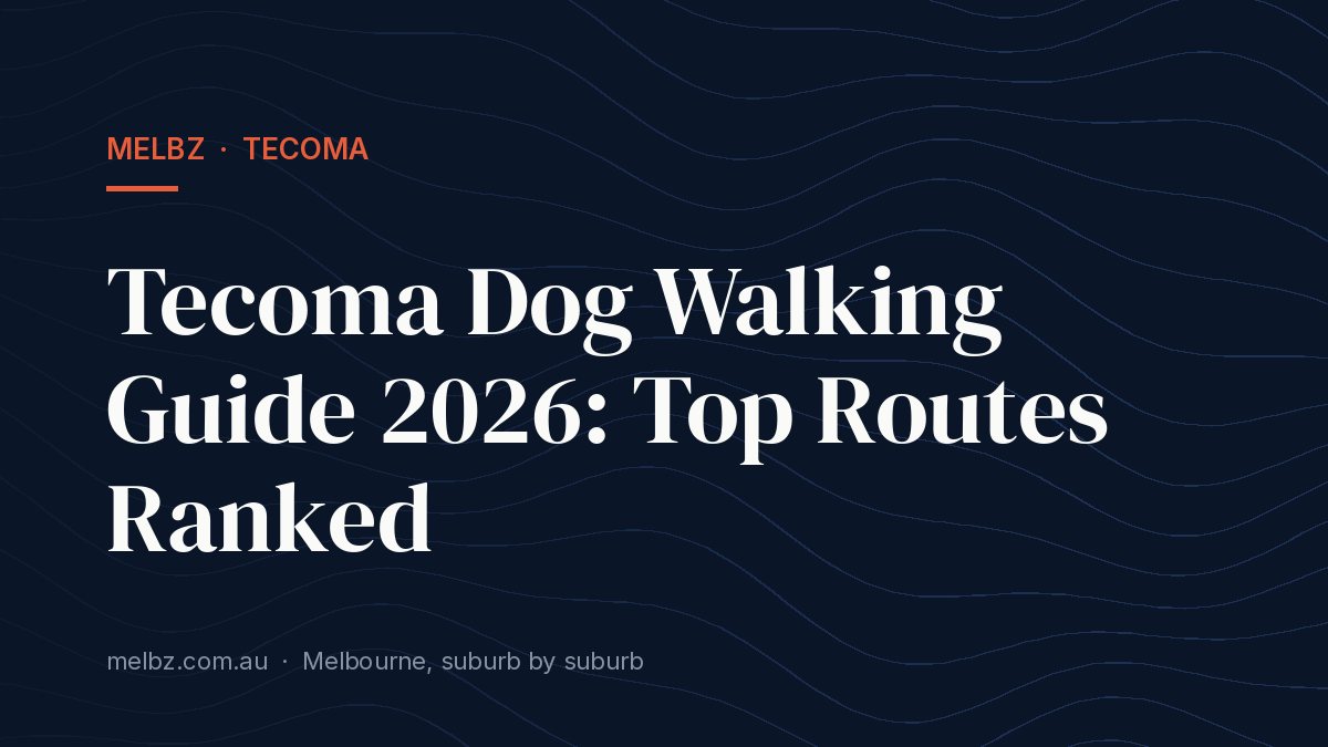 Title card: Tecoma Dog Walking Guide 2026: Top Routes Ranked