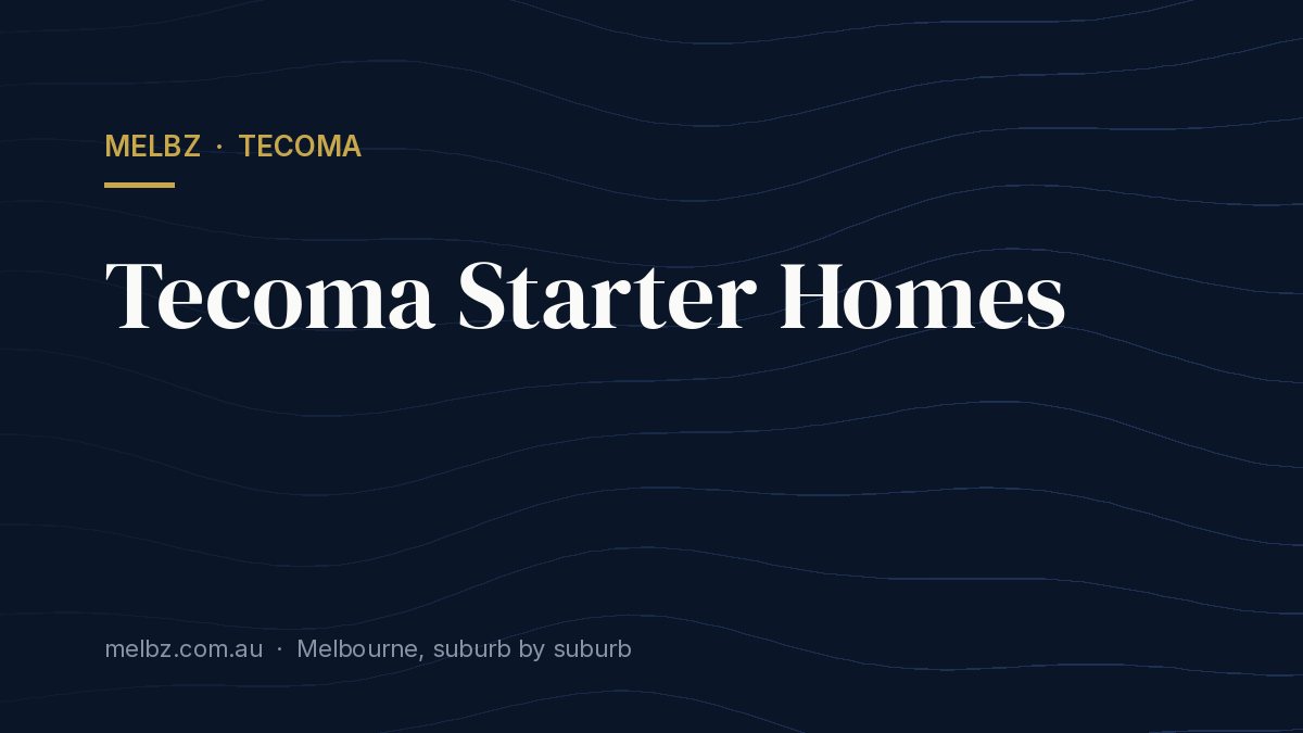 Title card: Tecoma Starter Homes