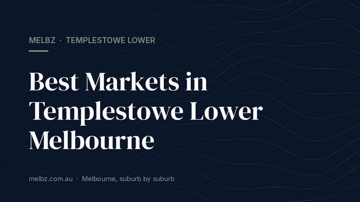 Title card: Best Markets in Templestowe Lower Melbourne