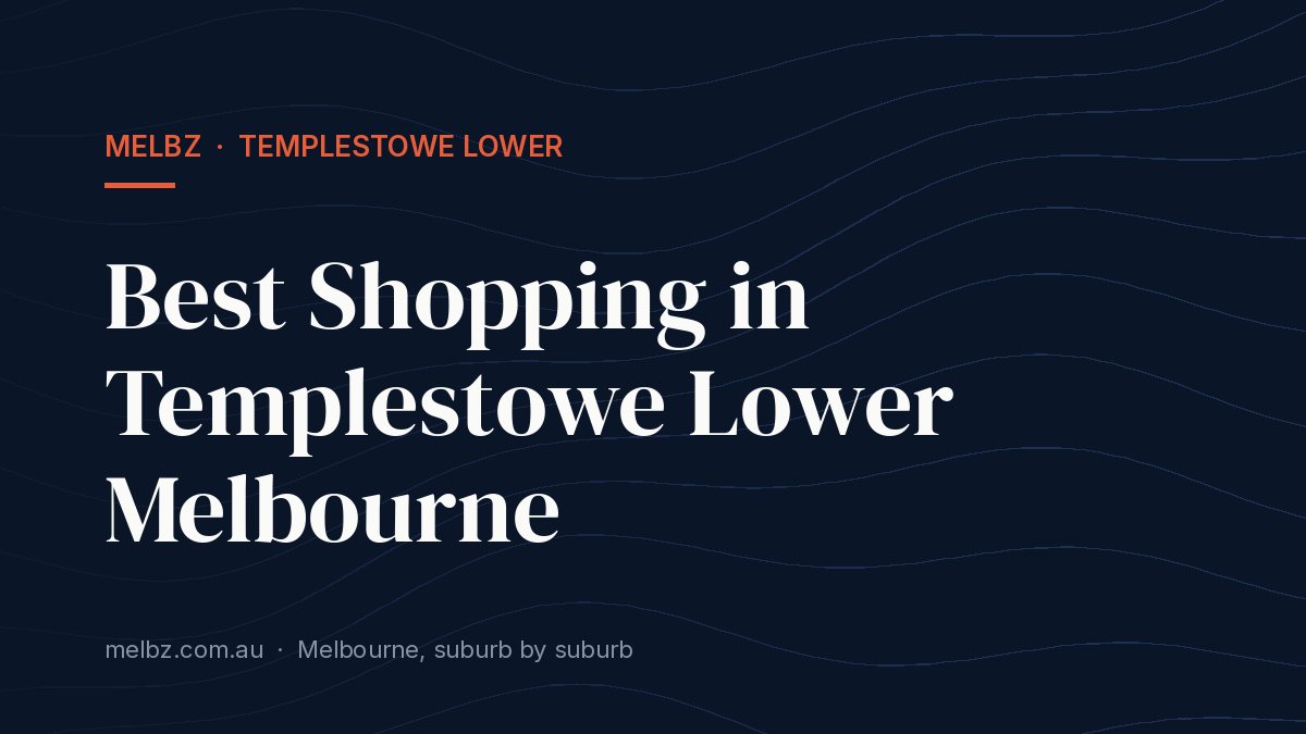 Title card: Best Shopping in Templestowe Lower Melbourne