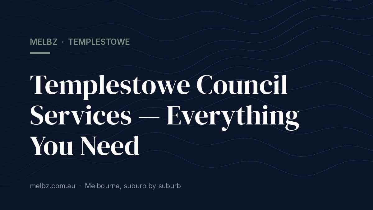 Title card: Templestowe Council Services — Everything You Need