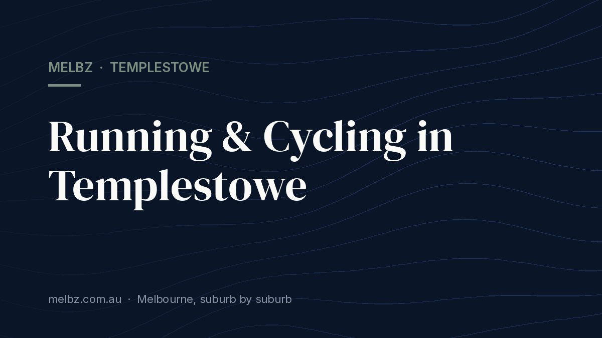 Title card: Running & Cycling in Templestowe