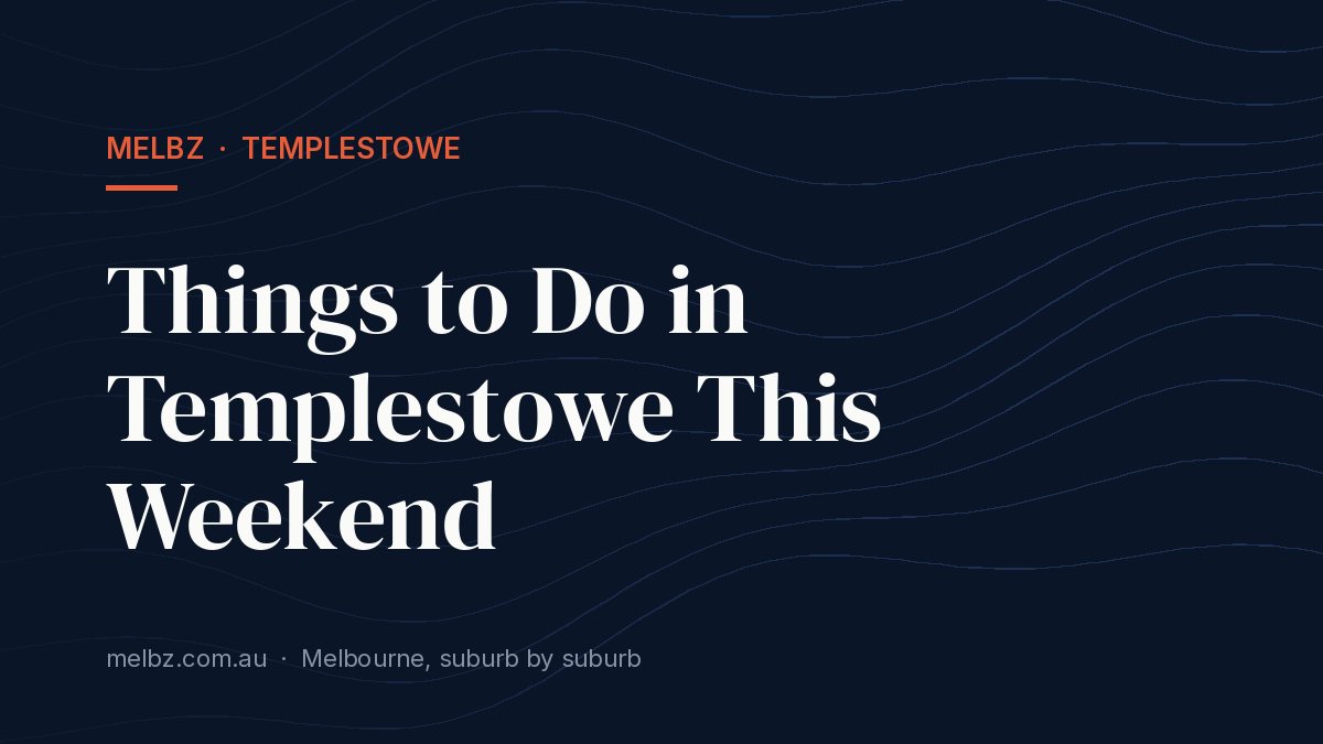 Title card: Things to Do in Templestowe This Weekend