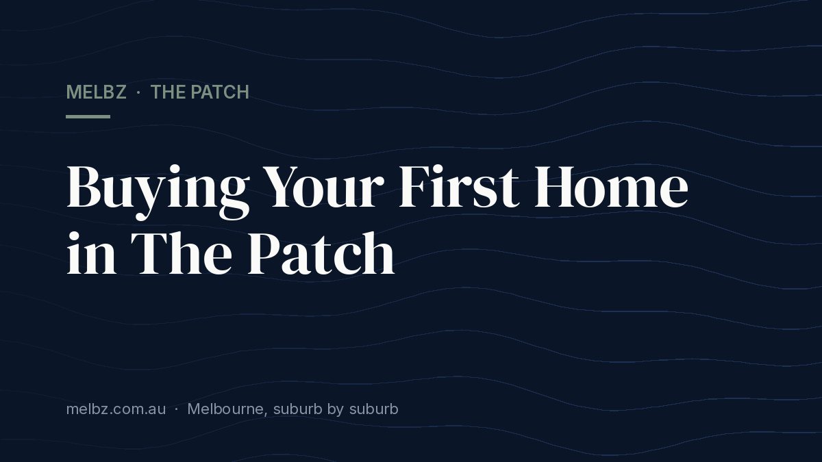 Title card: Buying Your First Home in The Patch