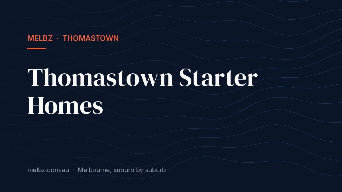 Title card: Thomastown Starter Homes