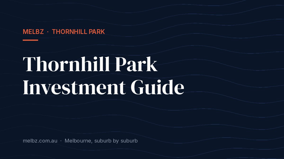 Title card: Thornhill Park Investment Guide