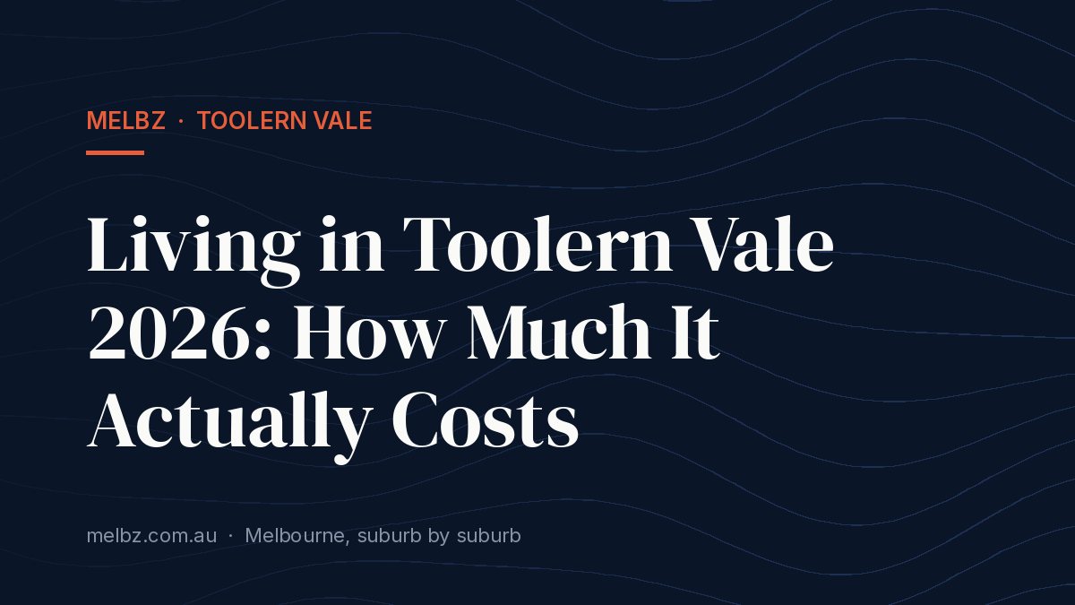 Title card: Living in Toolern Vale 2026: How Much It Actually Costs