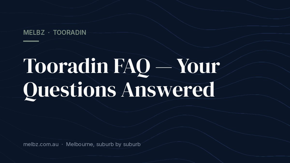 Title card: Tooradin FAQ — Your Questions Answered