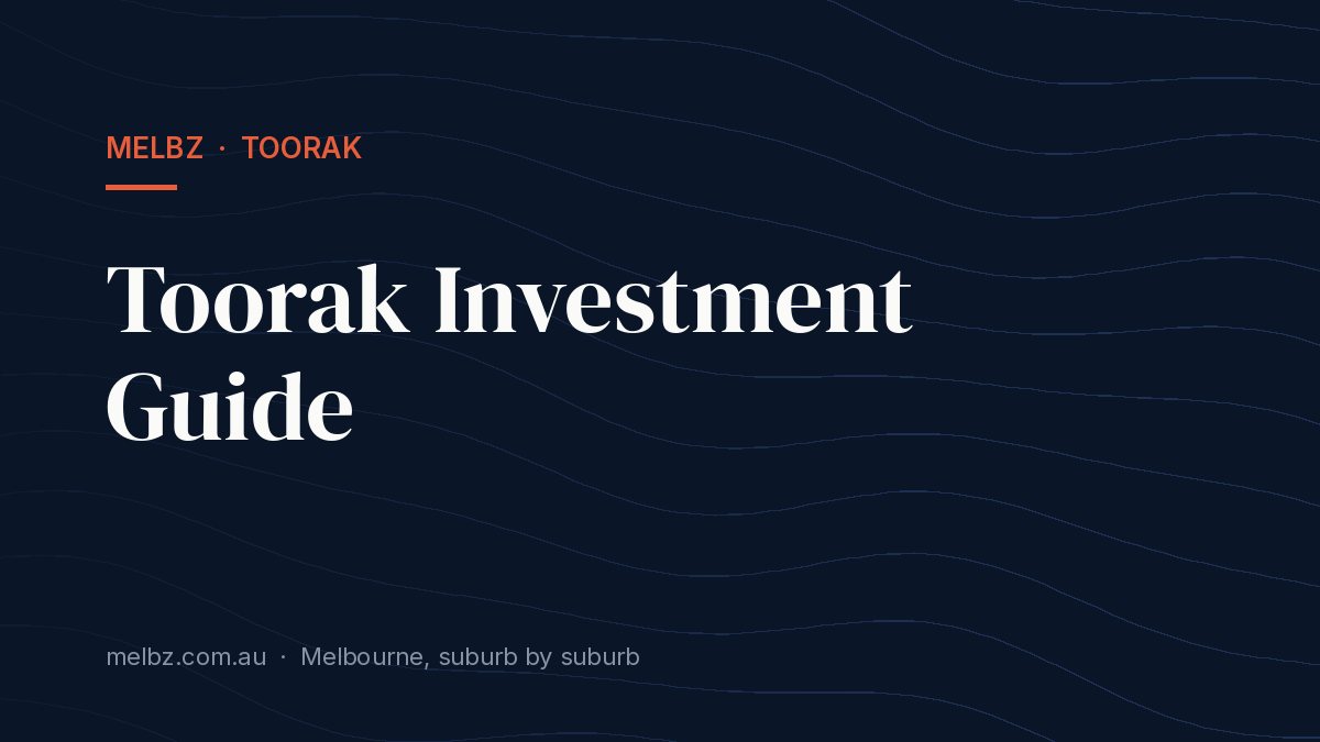 Title card: Toorak Investment Guide
