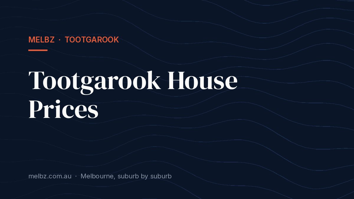 Title card: Tootgarook House Prices