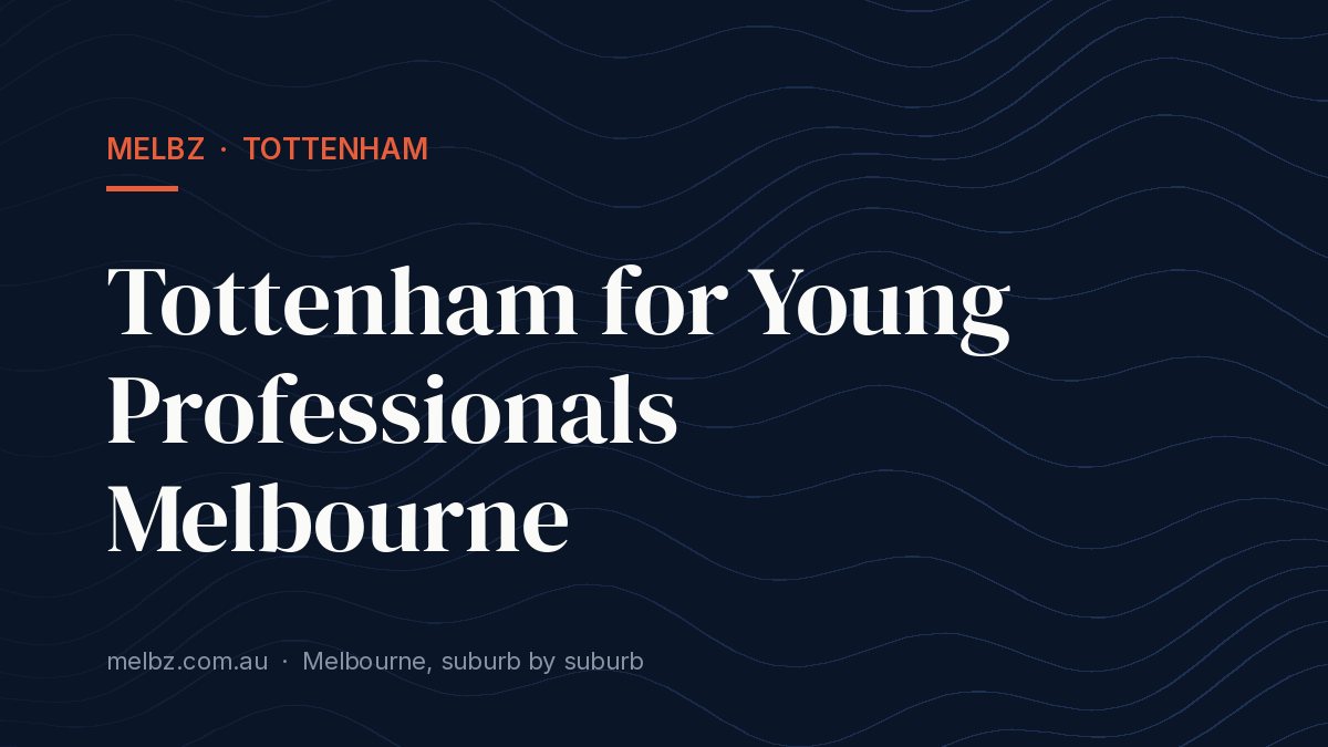 Title card: Tottenham for Young Professionals Melbourne