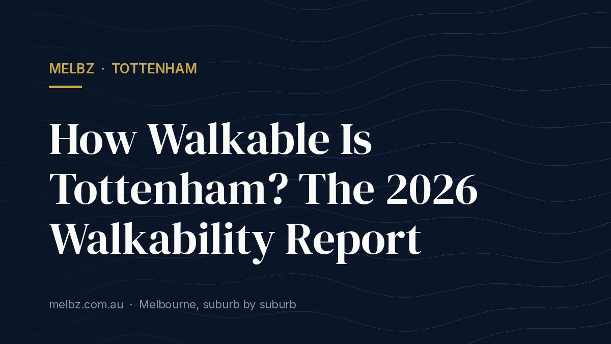Title card: How Walkable Is Tottenham? The 2026 Walkability Report