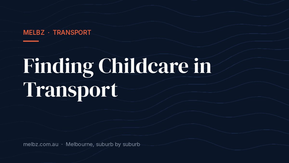 Title card: Finding Childcare in Transport