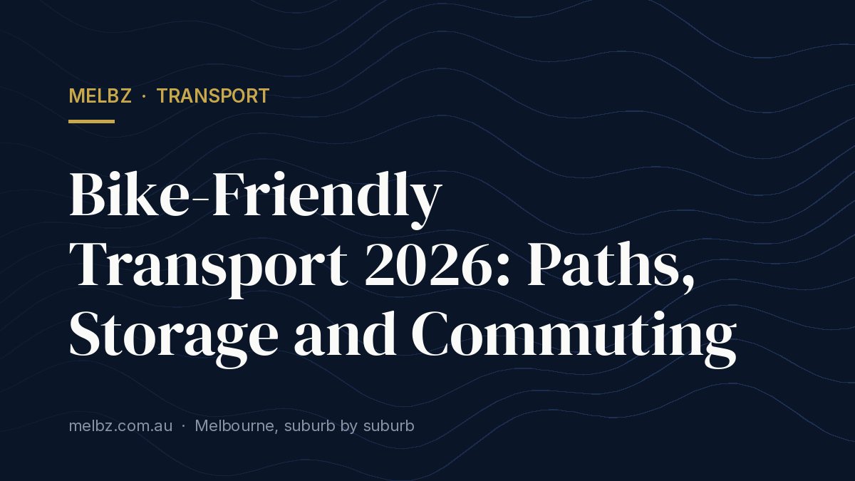 Title card: Bike-Friendly Transport 2026: Paths, Storage and Commuting