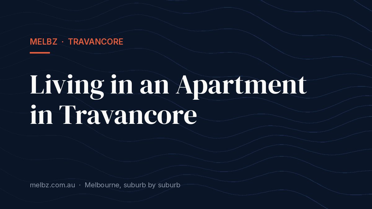 Title card: Living in an Apartment in Travancore