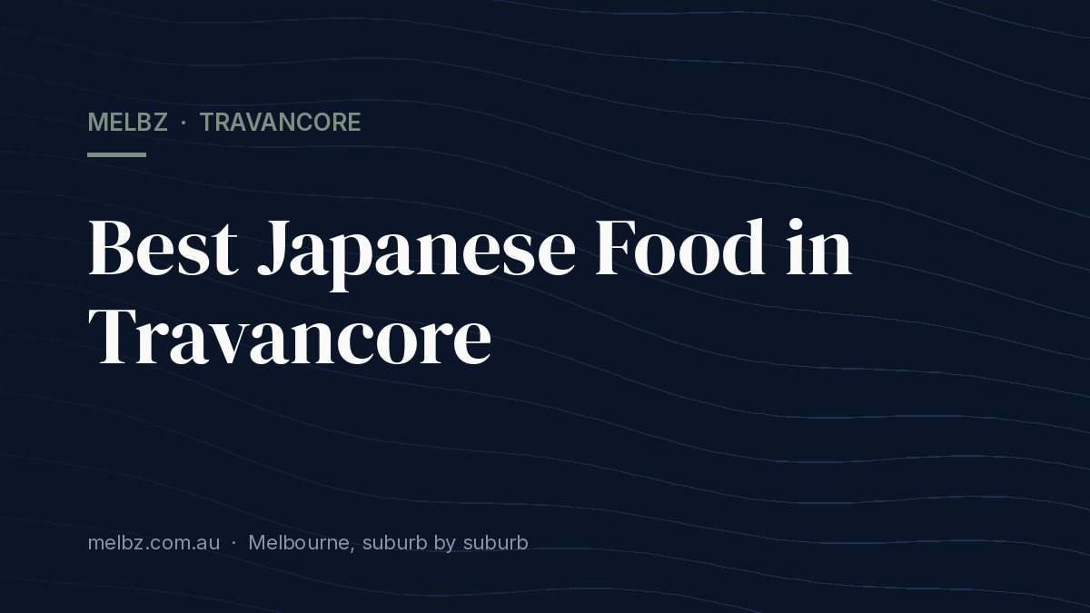 Title card: Best Japanese Food in Travancore