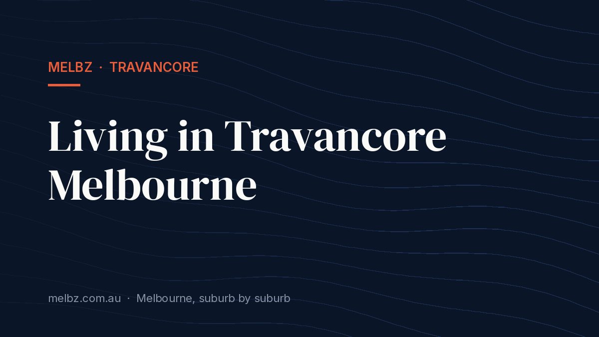 Title card: Living in Travancore Melbourne