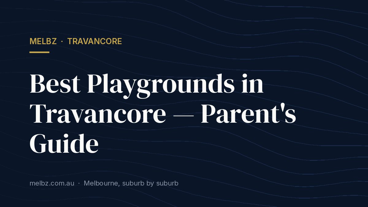 Title card: Best Playgrounds in Travancore — Parent's Guide