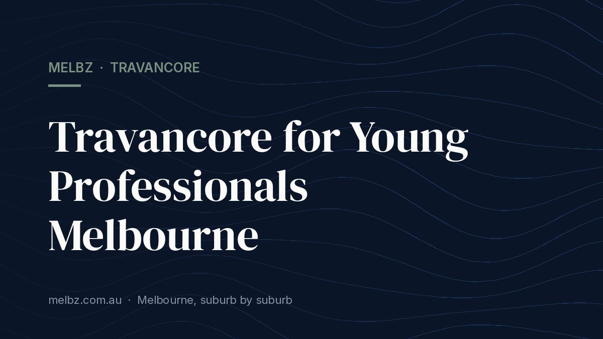 Title card: Travancore for Young Professionals Melbourne