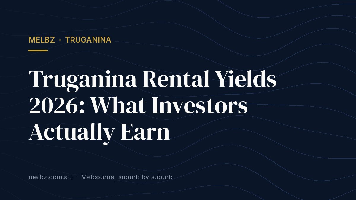 Title card: Truganina Rental Yields 2026: What Investors Actually Earn