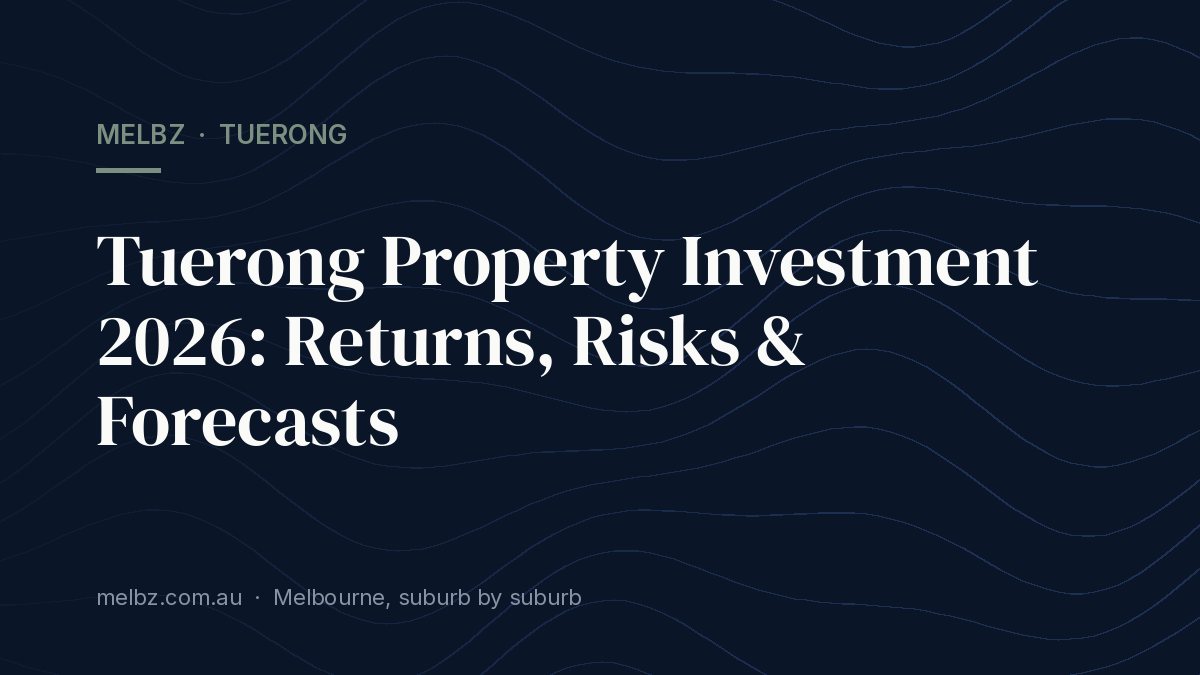 Title card: Tuerong Property Investment 2026: Returns, Risks & Forecasts