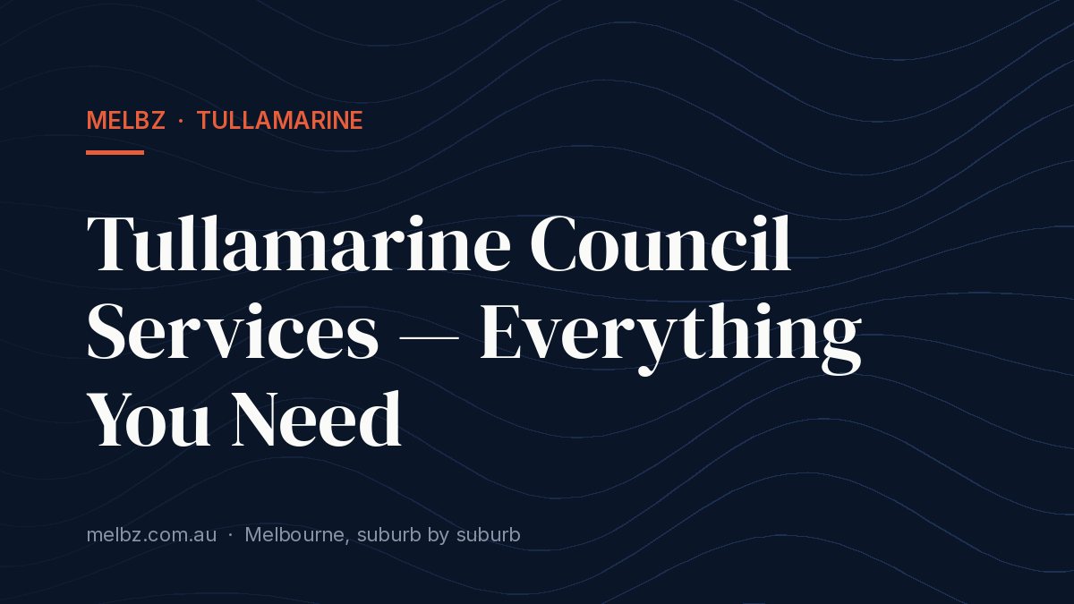 Title card: Tullamarine Council Services — Everything You Need
