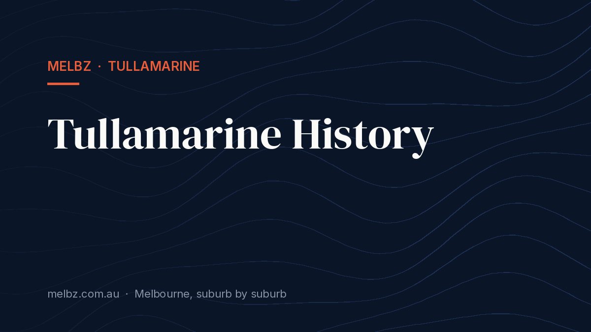 Title card: Tullamarine History