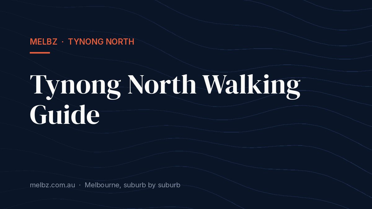 Title card: Tynong North Walking Guide