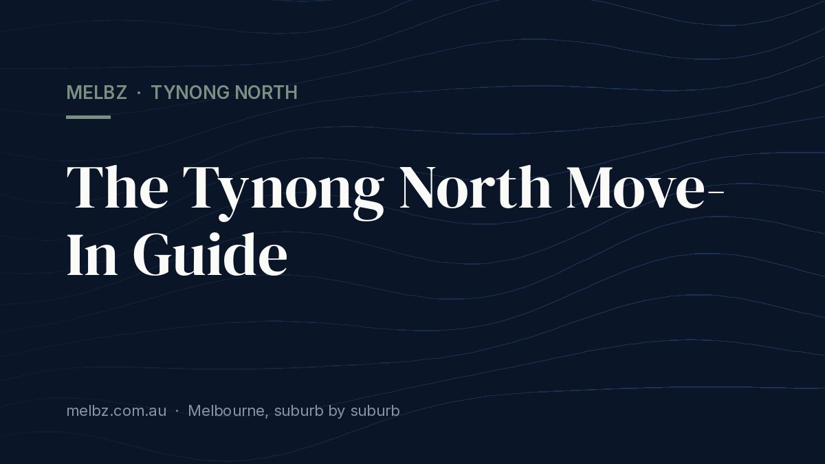 Title card: The Tynong North Move-In Guide