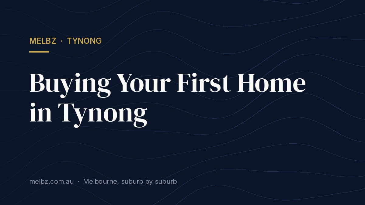Title card: Buying Your First Home in Tynong