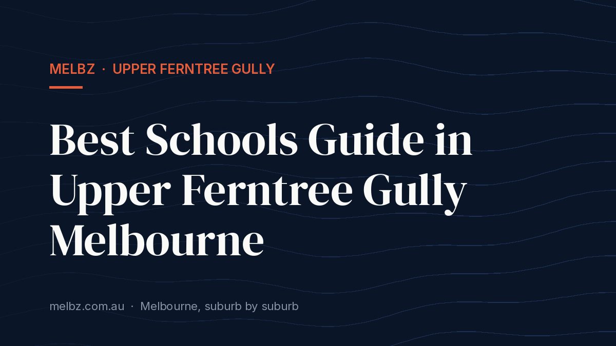 Title card: Best Schools Guide in Upper Ferntree Gully Melbourne