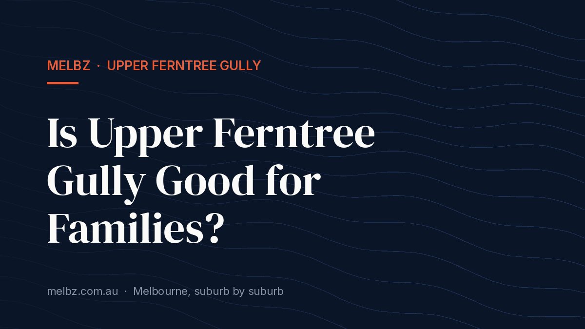 Title card: Is Upper Ferntree Gully Good for Families?