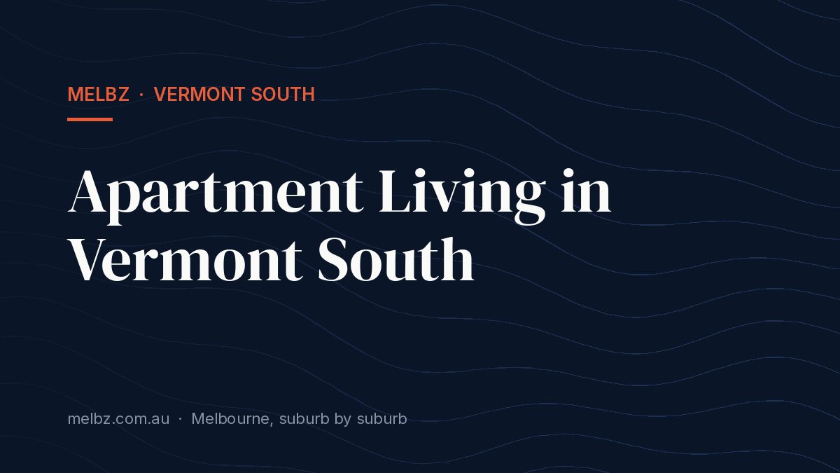 Title card: Apartment Living in Vermont South