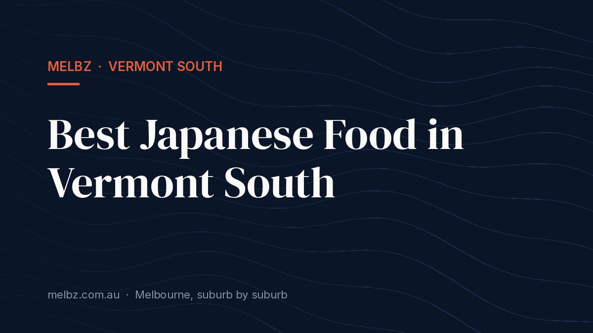 Title card: Best Japanese Food in Vermont South