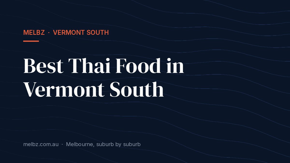 Title card: Best Thai Food in Vermont South