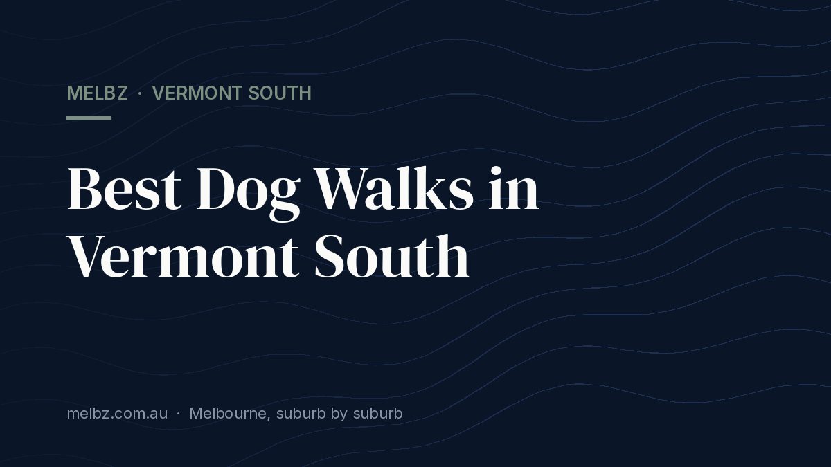 Title card: Best Dog Walks in Vermont South