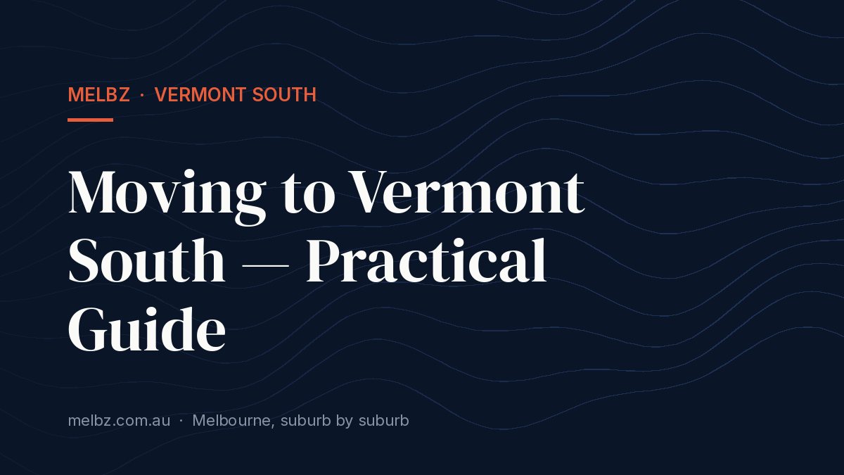Title card: Moving to Vermont South — Practical Guide