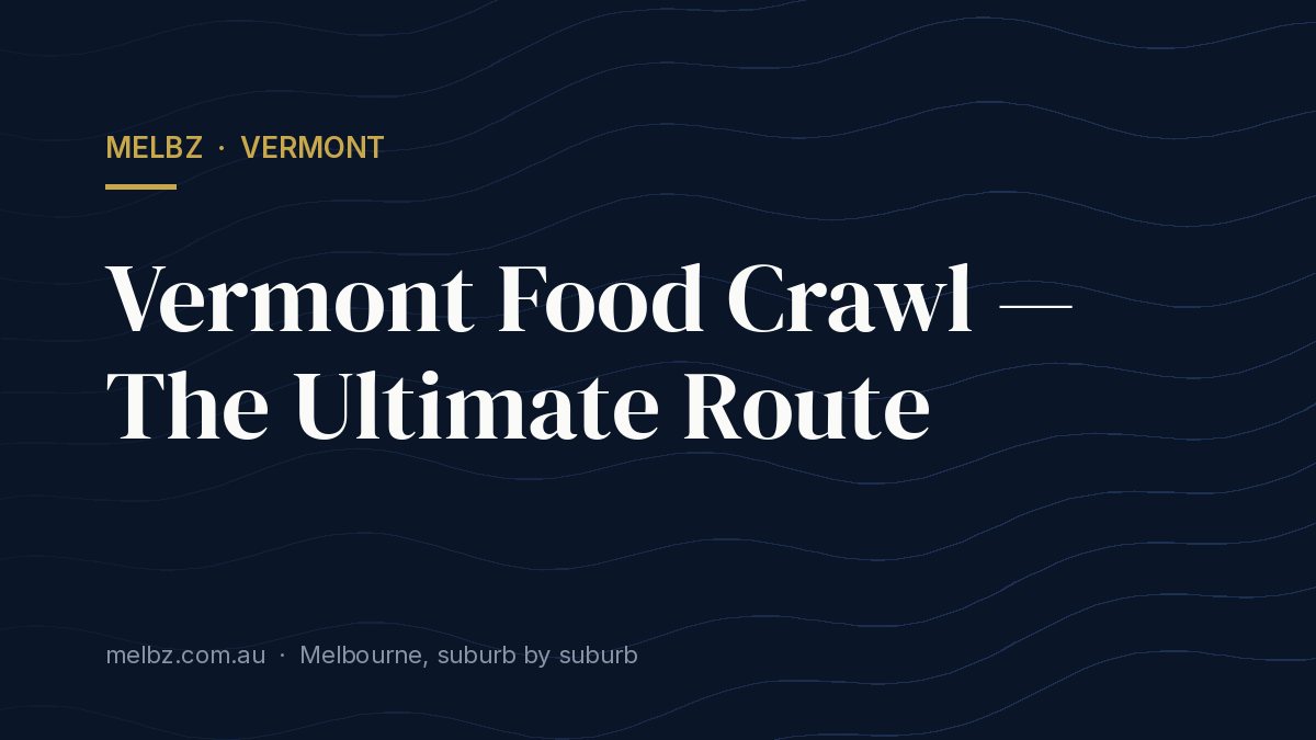 Title card: Vermont Food Crawl — The Ultimate Route