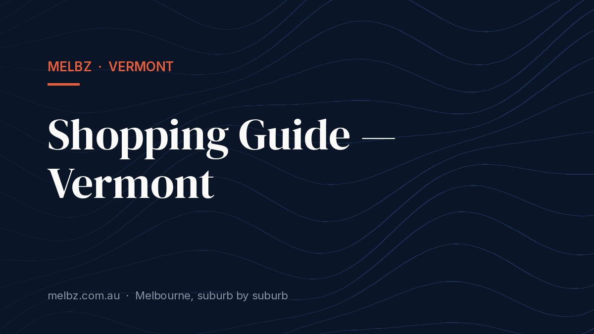 Title card: Shopping Guide — Vermont