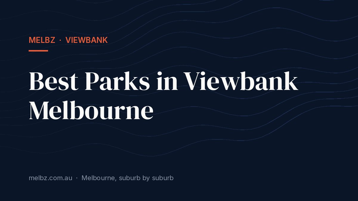 Title card: Best Parks in Viewbank Melbourne