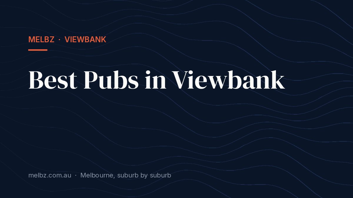 Title card: Best Pubs in Viewbank