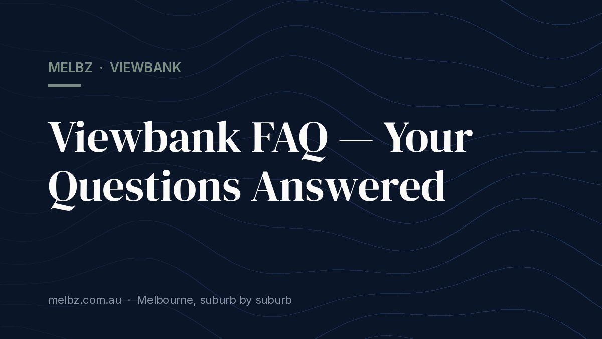 Title card: Viewbank FAQ — Your Questions Answered