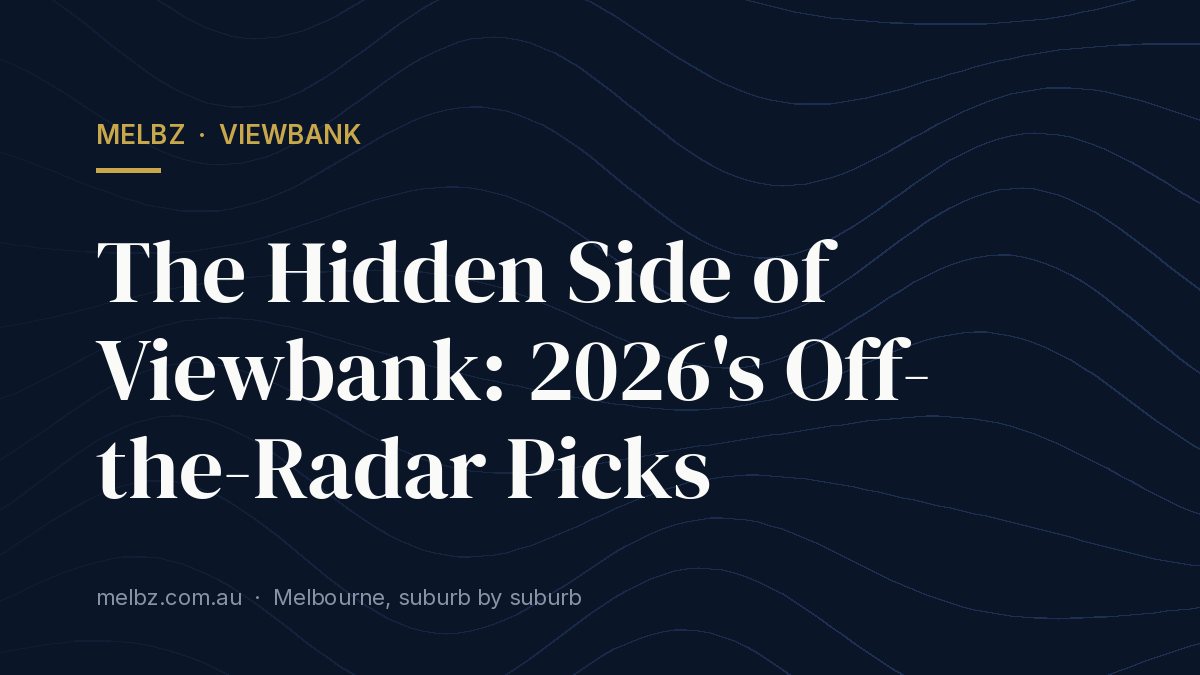 Title card: The Hidden Side of Viewbank: 2026's Off-the-Radar Picks